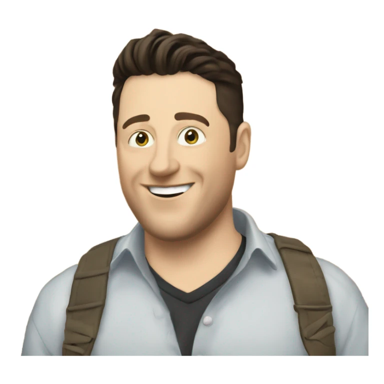 Create a happy birthday emoji of my friend Jon Chizacky  sticker