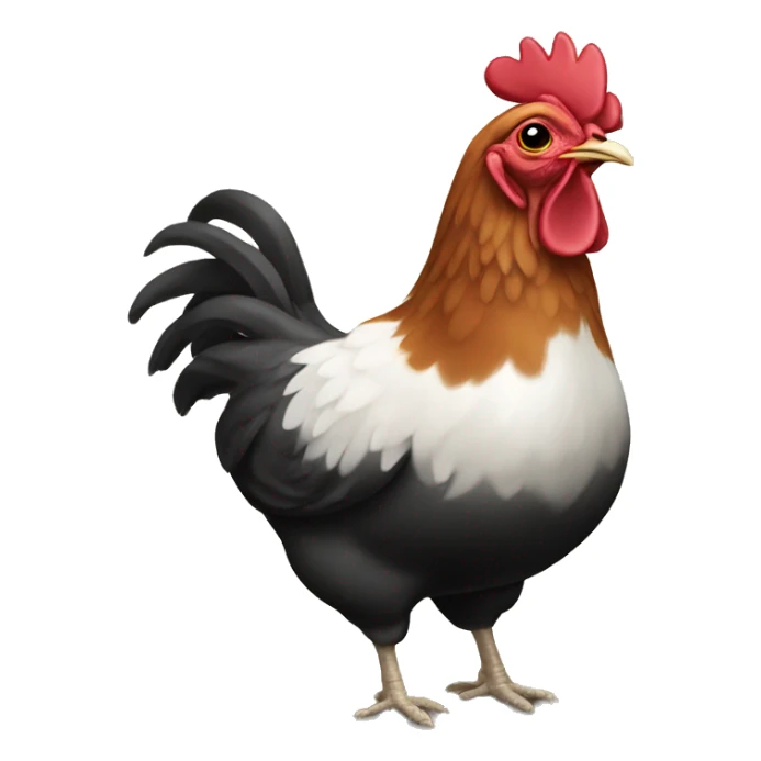 elegant hens sticker