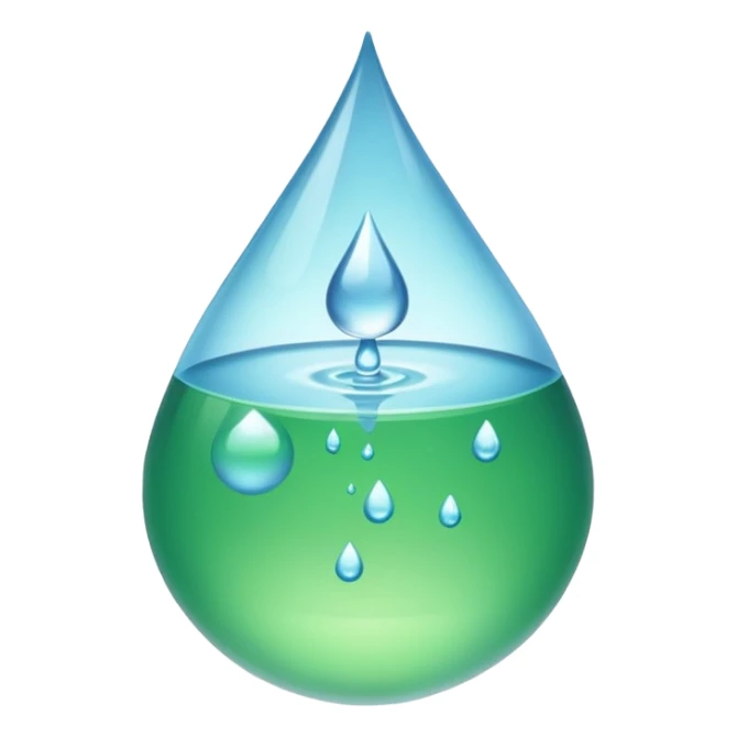 The water is not coming out the green part sticker