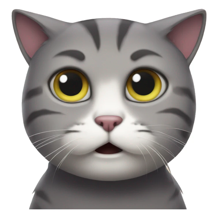 the cat from the meme boo got scared don't be afraid sticker