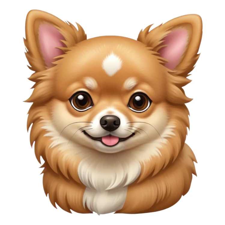 fawn pomeranian mix chihuahua sticker