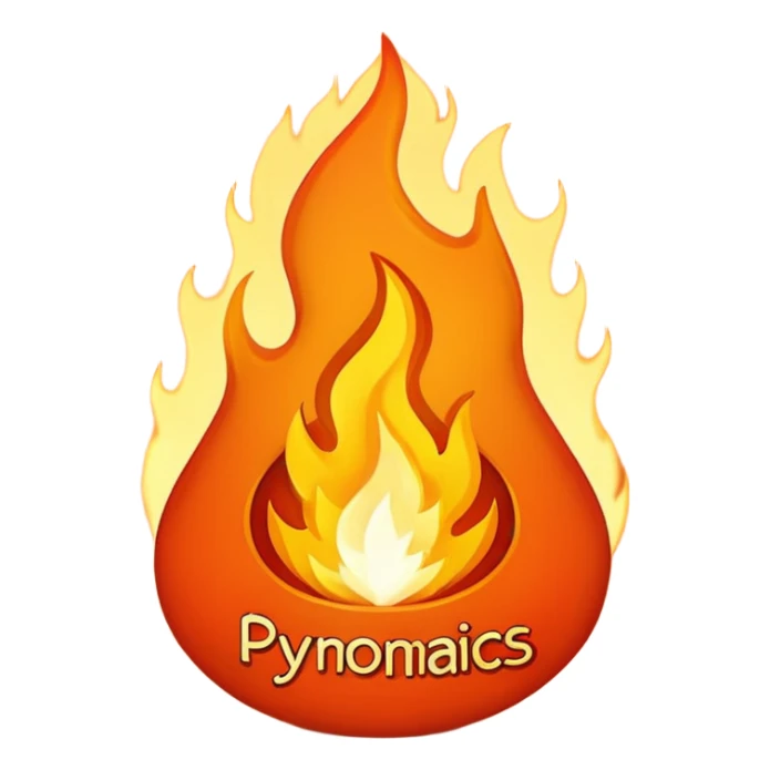Can you make Christmas decorations cooperative with fire and have the text pyromaniacs  sticker