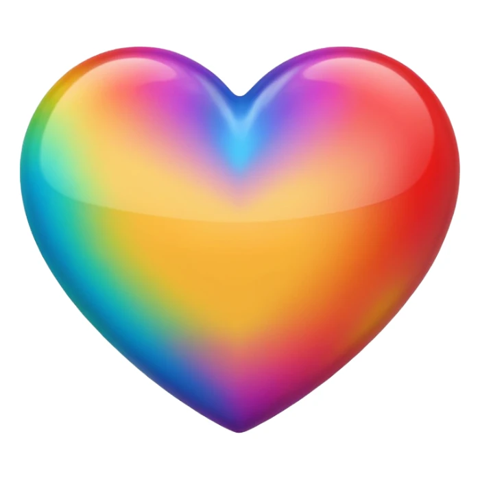 colorful heart emoji sticker