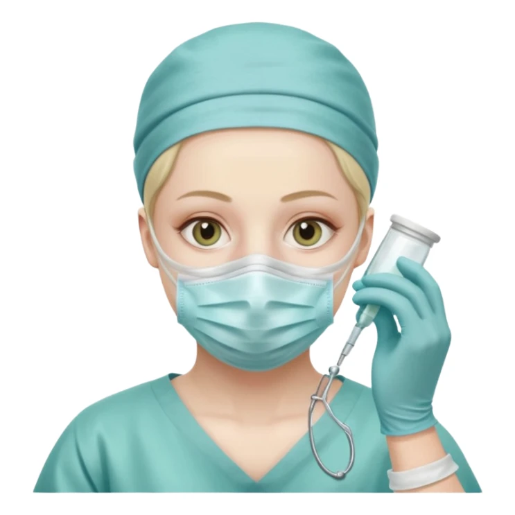 A victorian surgeon using chloroform as an anaesthetic on a patient during an operation sticker