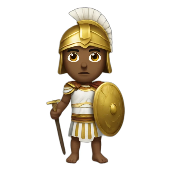 Greek warrior sticker