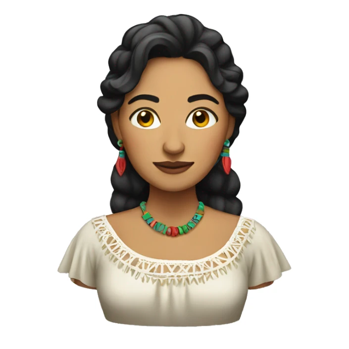 mexican woman  sticker