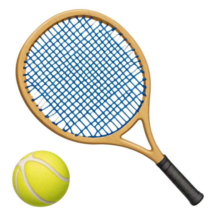 padel a racket with a yellow tennis ball sticker