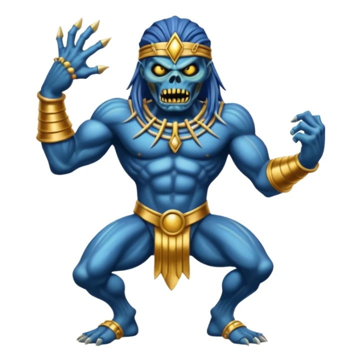 iron maiden monster powerslave egypt eddie elegante glamour sparkle dance sticker