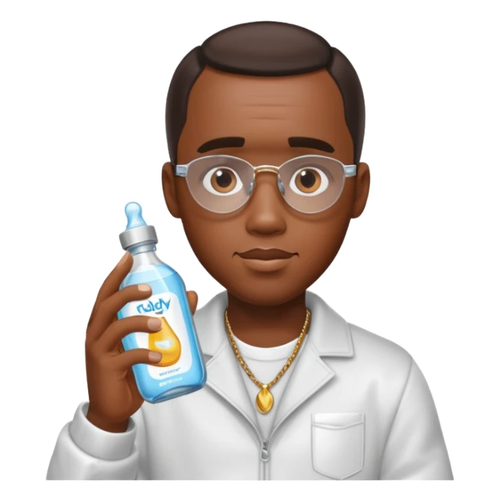 Make Diddy holding baby oil sticker