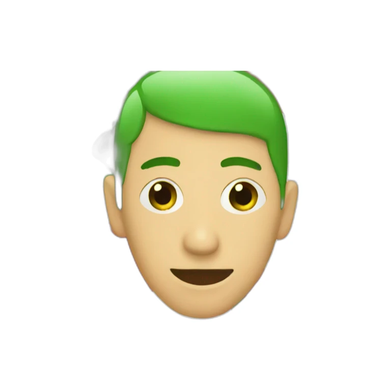 Someone holding a red flag that have a green star sticker