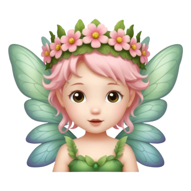 baby girl fairy sticker
