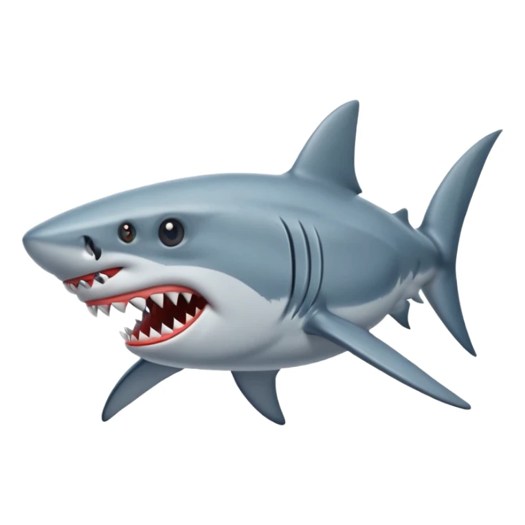 Shark with a blunt in its mouth sticker