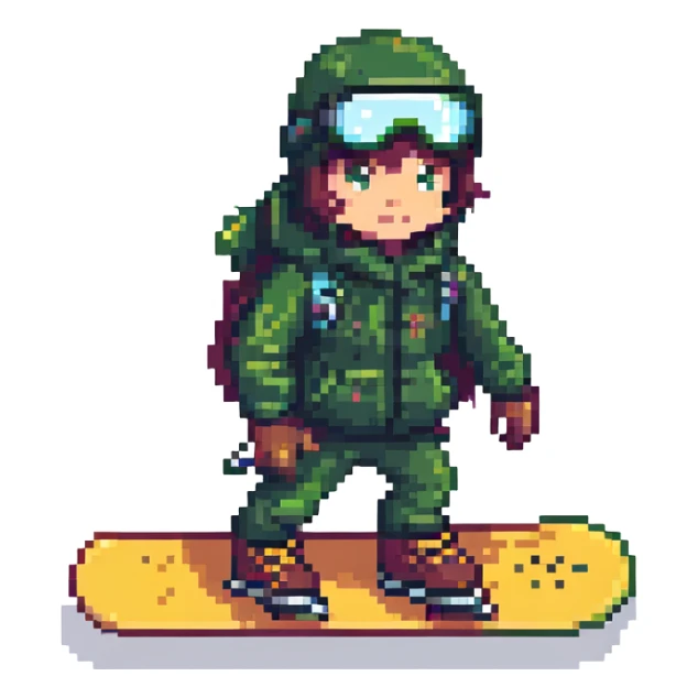 snowboarder  sticker