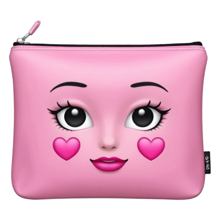 Necesserie de maquiagem rosinha sticker