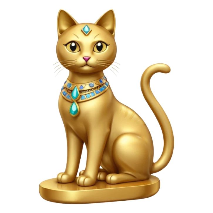 Egyptian Cats: Cat statue with gems









 sticker