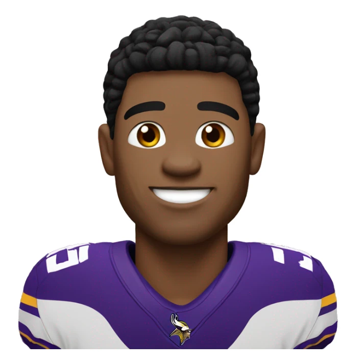 Justin Jefferson Minnesota Vikings sticker