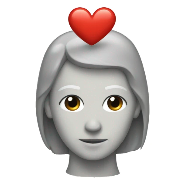 middle thinger with heart on  sticker