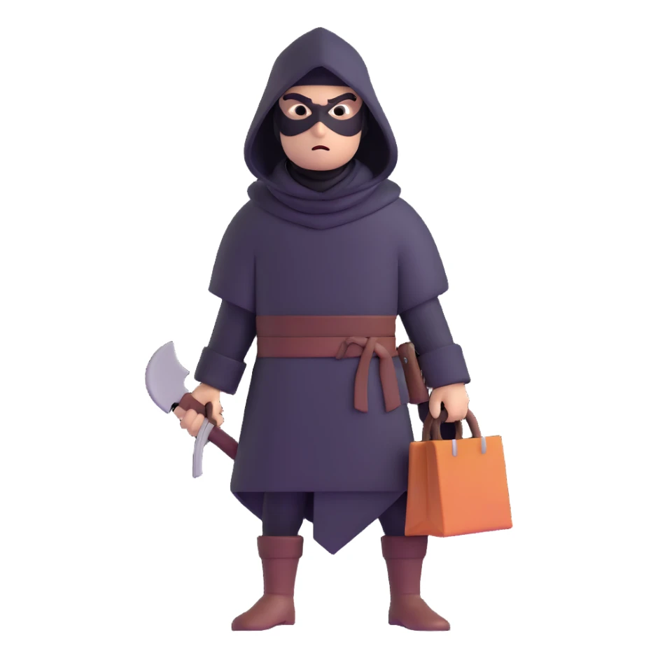 thief character sticker