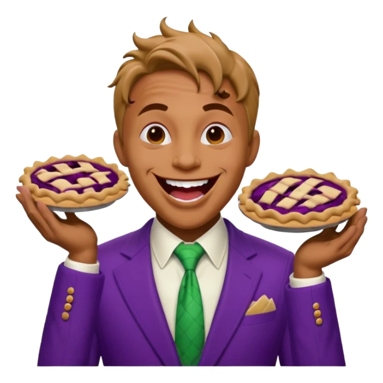 Homem aranha levando torta na cara de coringa  sticker