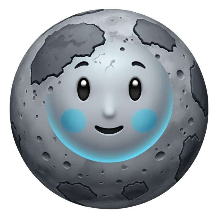 The planet Mercury with no face sticker