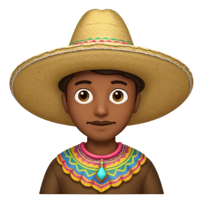 My friend with a sombraro on her head shes brown sticker