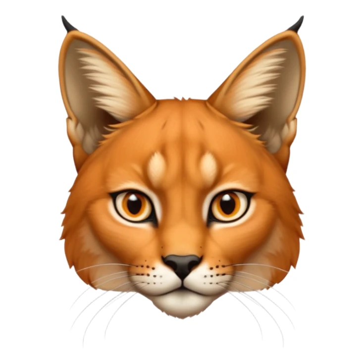 un Lynx Caracal Réaliste sticker