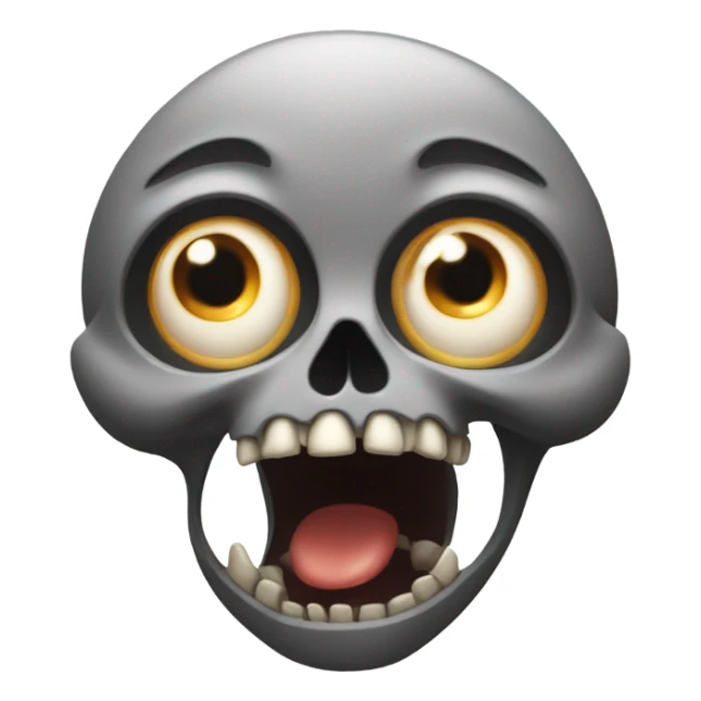 💀+🤯 make me the combination of this sticker