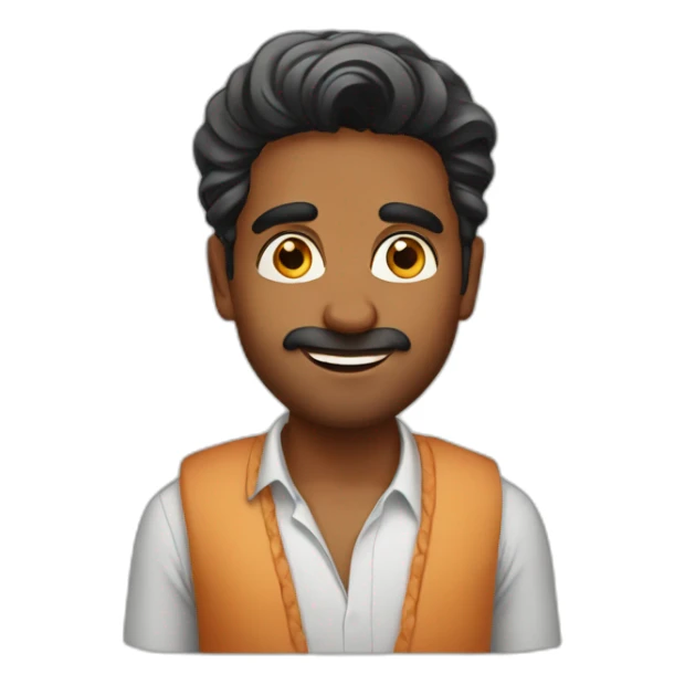 South Indian guy sticker