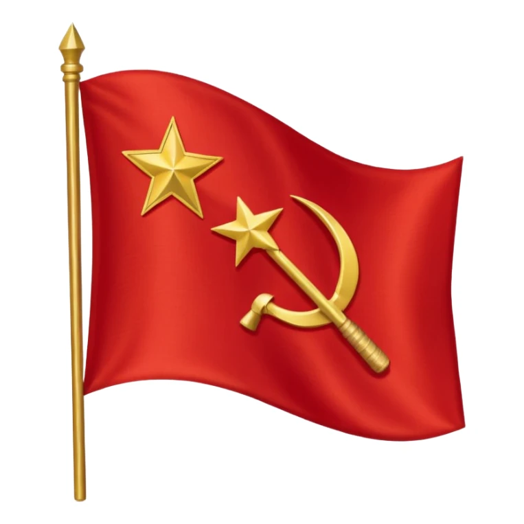 The flag of the Soviet Union (USSR) sticker