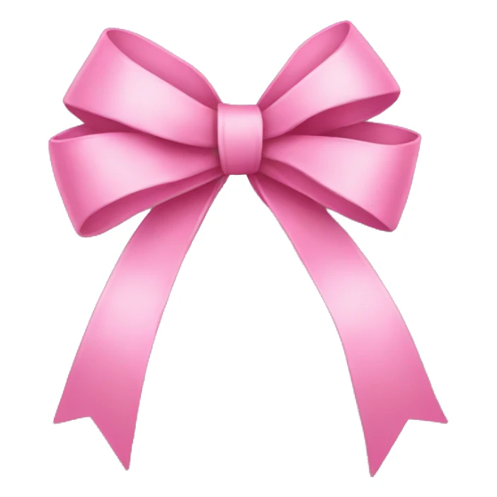 Pink bow  sticker