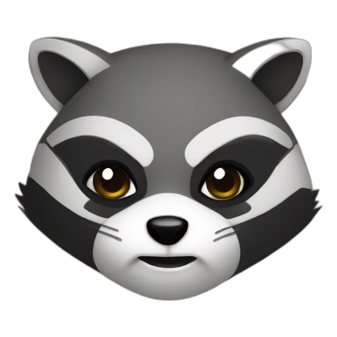 ninja raccoon sticker