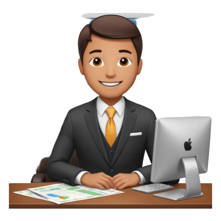 i need an image of a man named clyde who provides basic credit reports. his girlfriend bonny is abind market analyst sticker