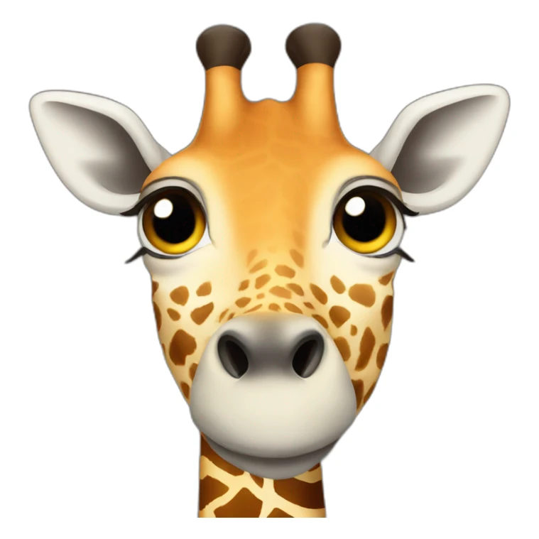 crying giraffe sticker