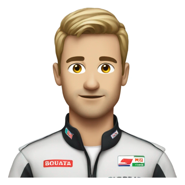 An F1 driver or a footballer sticker
