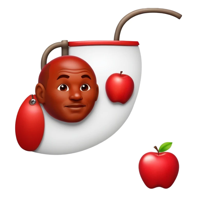 Can you make michael jordan apple emoji sticker