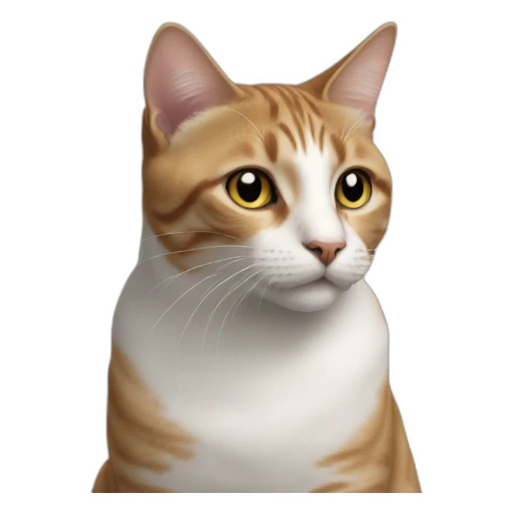 a photo of a cat sticker