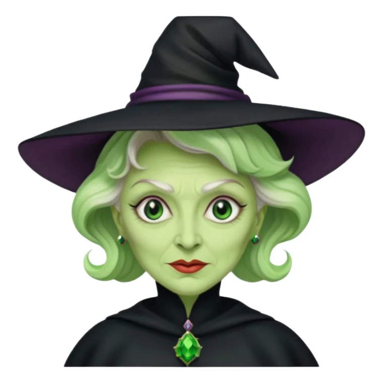 Madame morrible flip it around wicked witch sticker