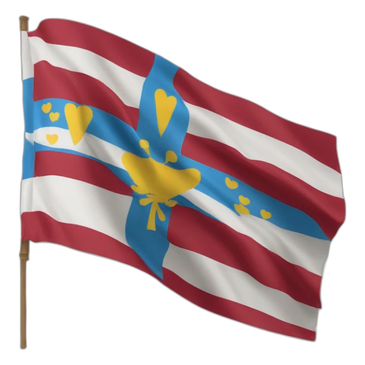 flag of graubünden sticker