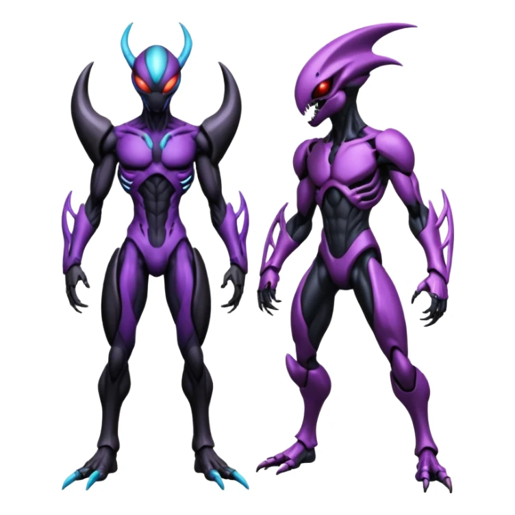 Darkrai-Deoxys-Xenomorph-Venom-Genesect-fusion, full body sticker