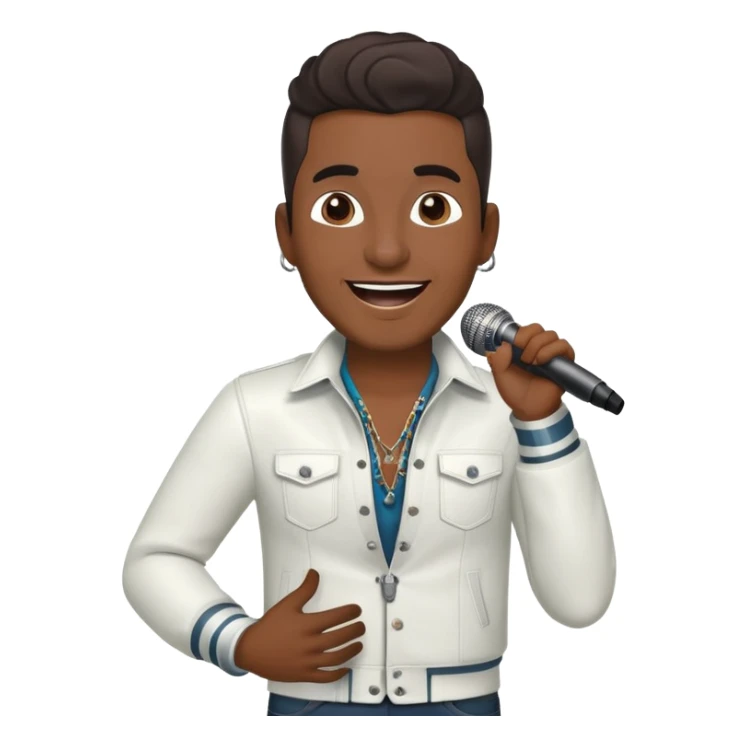 Happy Rock Pop Latino Music Male Singer in his 30s sticker