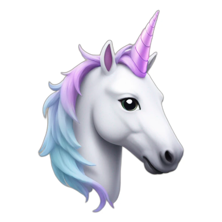 Unicorn with Elon musk sticker