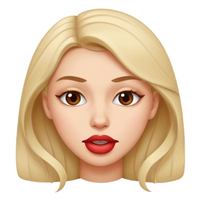 👁️🫦👁️💅💁🏼‍♀️ aguicheuse. Pas de rouge à lèvres mais elle se mord le coin de la lèvres  sticker