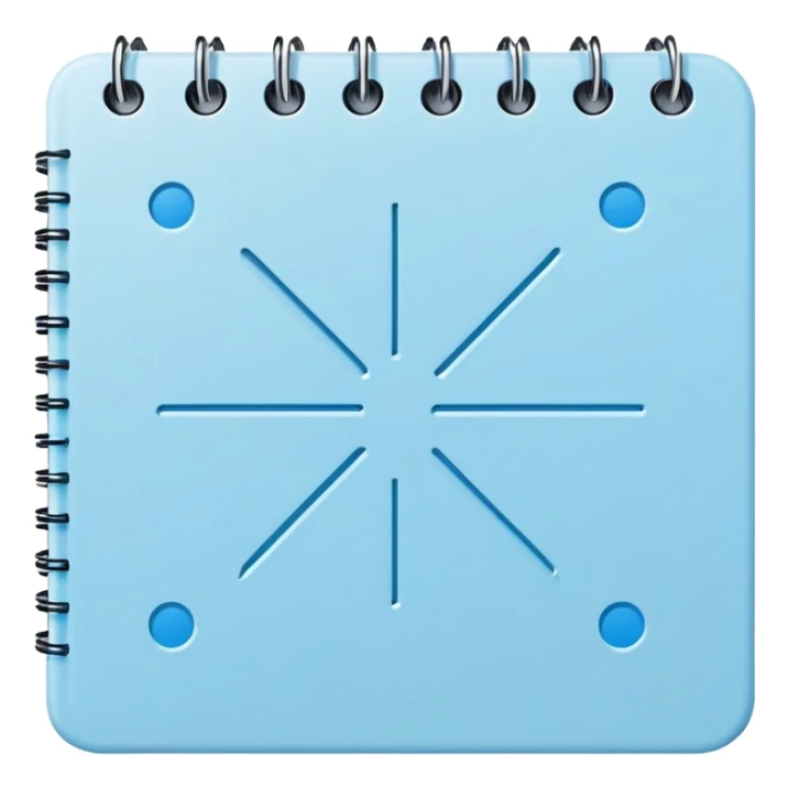 pastel blue bullet journal dot and put a blue checkmark sticker