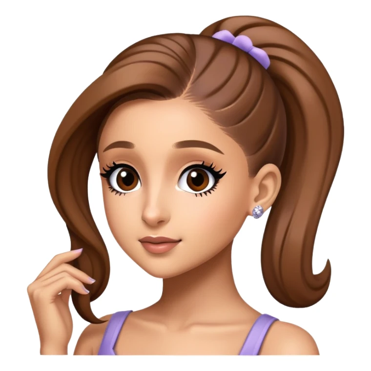 Ariana Grande as a pop star sticker