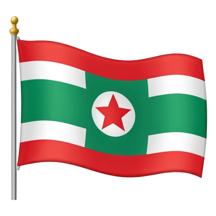 flag of Abkhazia emoji icon style sticker