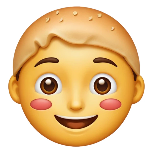 Delicious food face emoji sticker