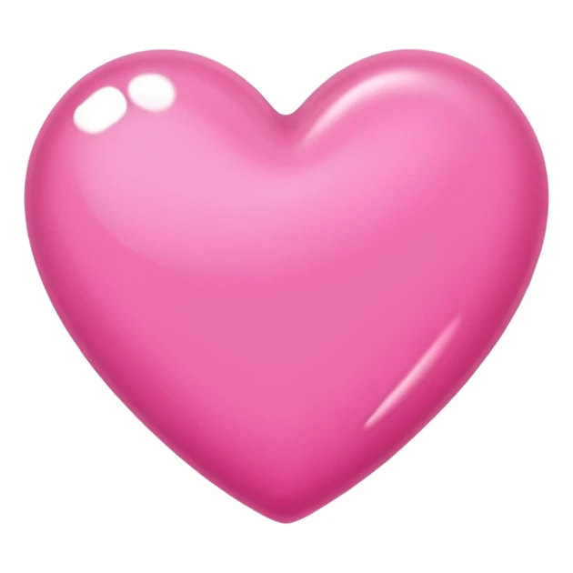 a pink heart with nail paint sticker