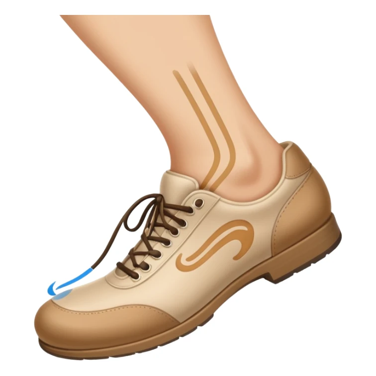 a shoe with a foot inside, stepping and showing a clear shoe print below. and leg with motion line







 sticker