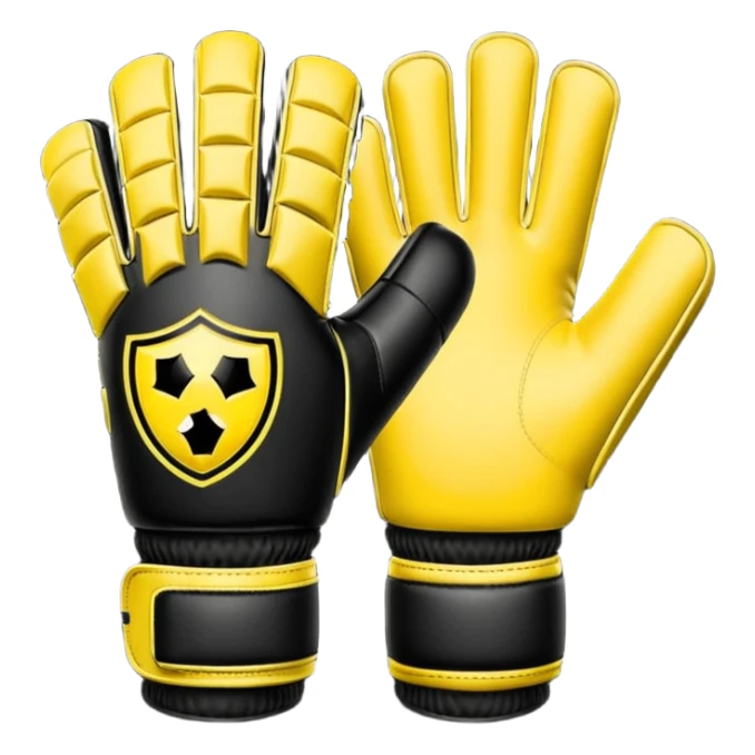 Football goalkeeper gloves sticker