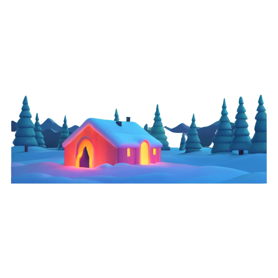 vibrant northern lights in arctic sky sticker